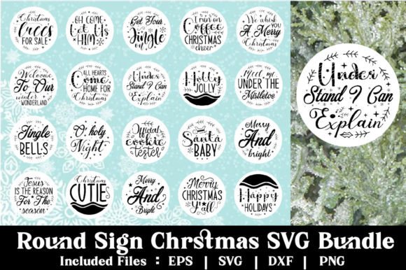 Download Round Christmas SVG Design - Round christmas svg Collection