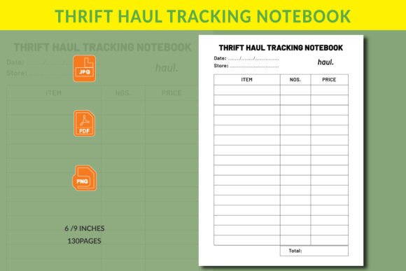 Download Thrift Haul Tracking Notebook - Haul Collection