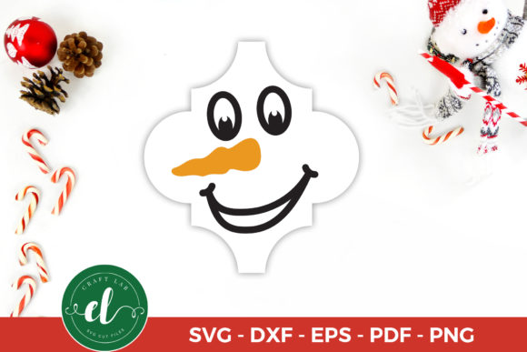 Download Arabesque Tile Ornament, Snowman - Premium Bundle