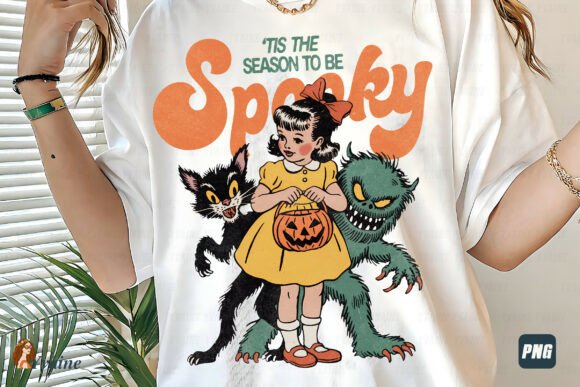 Download Spooky Halloween PNG Tis the Season Girl - Tis the season Collection
